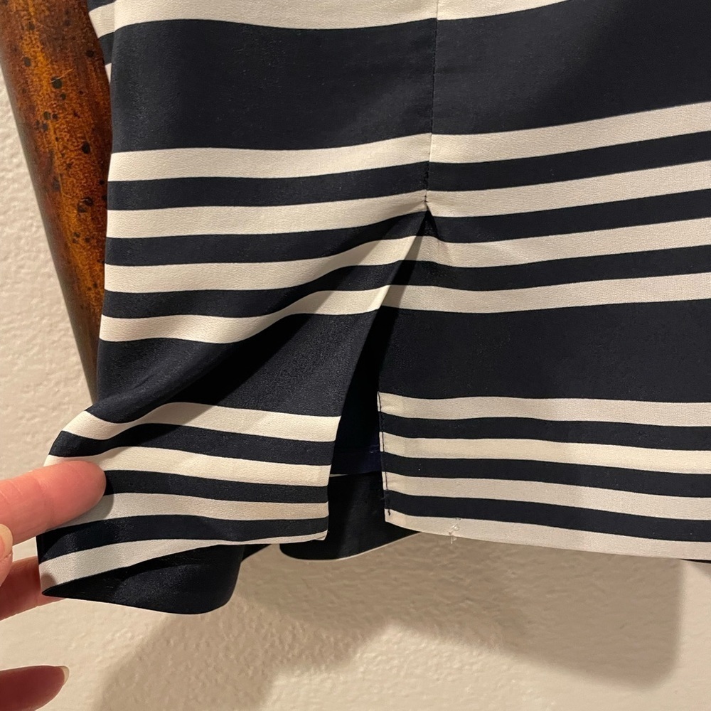 J.Crew Blue and White Striped Dress Size Small - Picture 8 of 10